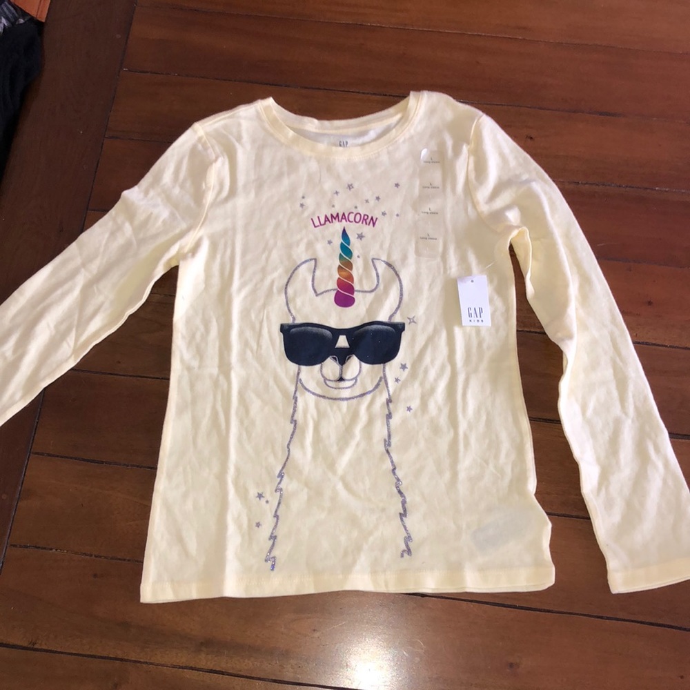 ⚡️Yellow Llamacorn tee⚡️